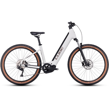 Bicicleta todocamino eléctrica CUBE REACTION HYBRID ONE 500 27,5" WAVE Blanco 2023 0